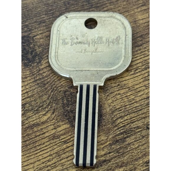 Vintage Beverly Hills Hotel Room Key - Picture 2 of 4